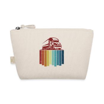 Retro Trucker Legends Truckie Lover Truck Driver - Organic Pouch - nature - Front