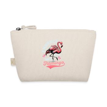 Embrassez votre oiseau rose flamant intérieur mignon - Trousse biologique - nature - Devant