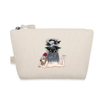Winter fairy tale troll sexy Santa Claus Santa Claus - Organic Pouch - nature - Front