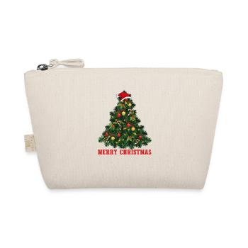 Festive Joy - Merry Christmas Tee - Organic Pouch - nature - Front