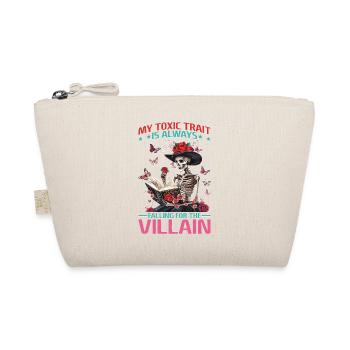 My Toxic Trait Is Always Falling For The Villain - Bio-Täschchen - Natur - Vorne