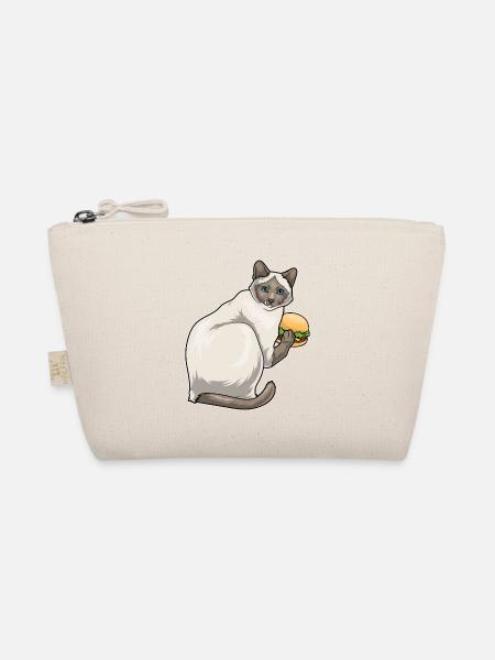 Siamkatze Cheeseburger - Bio-Täschchen - Natur