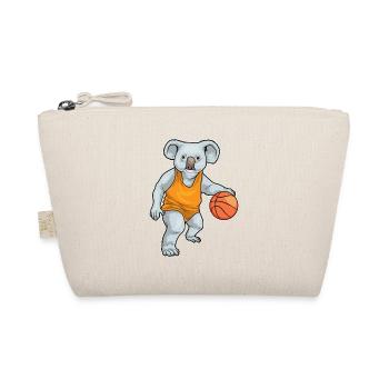 Koala Basketballspieler Basketball - Bio-Täschchen - Natur - Vorne
