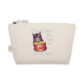 CAT Don't Sleep See a Movie - Organic Pouch - nature - Front