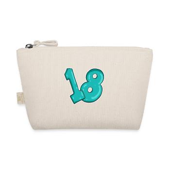 Eighteen 18 Number Number - Organic Pouch - nature - Front