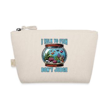 Aquarium Enthusiast I Talk To Fish Fishkeeping - Bio-Täschchen - Natur - Vorne