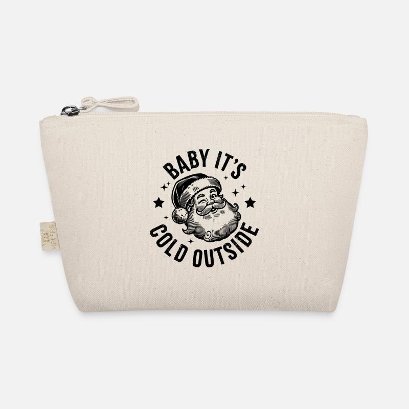 Baby Its Cold Outside Santa Organic Pouch