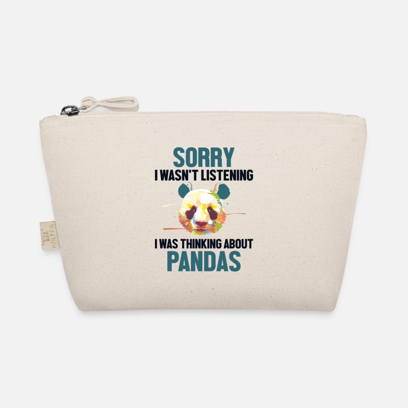 Je pensais à Pandas Panda Ours Ami Géant Trousse biologique