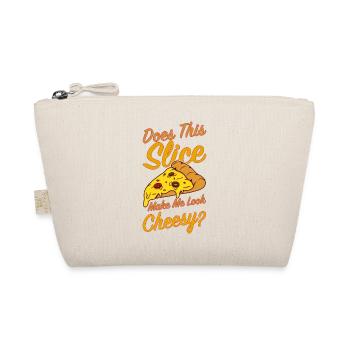 Witziger Pizza Spruch - Bio-Täschchen - Natur - Vorne
