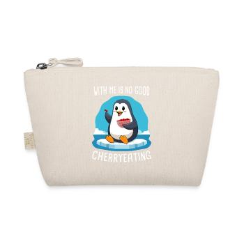 With Me is No Good Cherryeating Proverb - Organic Pouch - nature - Front