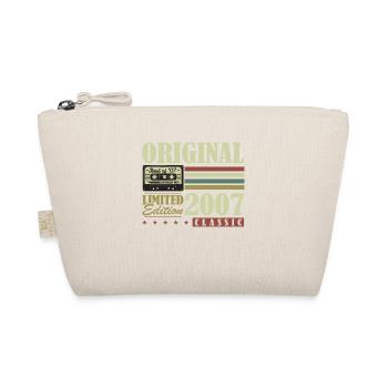 Original 2007 Jahrgang Retro Geburtstagsgeschenk - Bio-Täschchen - Natur - Vorne