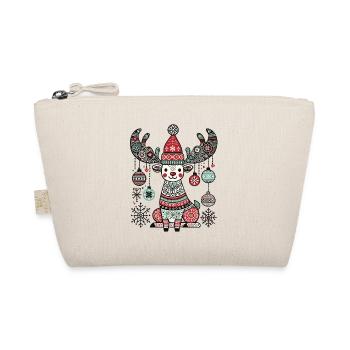 Magie des rennes heureux avec des boules de Noël - Trousse biologique - nature - Devant