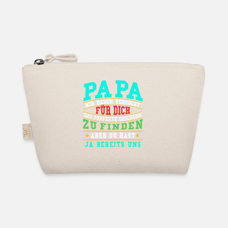 Papa Geschenk Geburtstag Vatertag Weihnachten Papa Bio-Täschchen