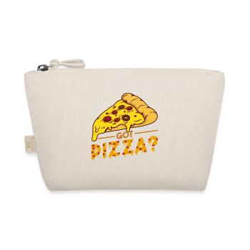Witziger Pizza Spruch - Bio-Täschchen - Natur - Vorne