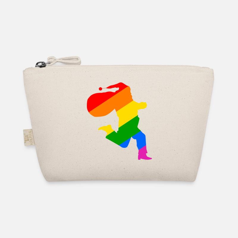 Rainbow Santa Claus Bio-Täschchen