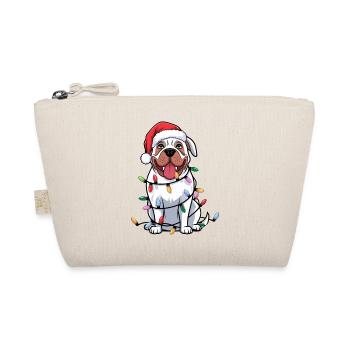 Dogue Argentino Lumières de Noël Noël Chiens Cadeaux - Trousse biologique - nature - Devant