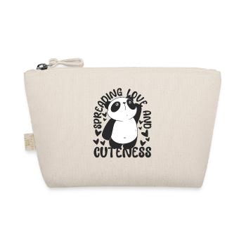 Répandre l’amour et la gentillesse Panda Ours Ami - Trousse biologique - nature - Devant