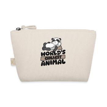 World's Chillest Animal Panda Bear Friend Giant - Organic Pouch - nature - Front
