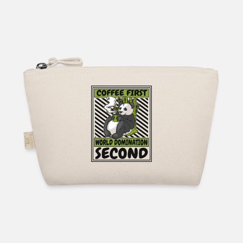 Coffee First World Domination Second Panda Bear Organic Pouch