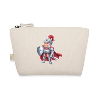 Freundlicher Ritter als Geburtstagsgeschenk Design - Bio-Täschchen - Natur - Vorne