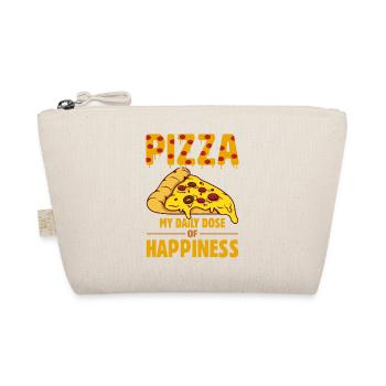 Witziger Pizza Spruch - Bio-Täschchen - Natur - Vorne
