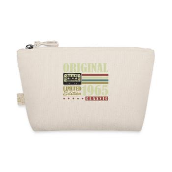 Original 1965 Jahrgang Retro Geburtstagsgeschenk - Bio-Täschchen - Natur - Vorne