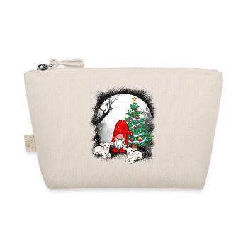 St. Nicholas Santa Christmas Forest Dweller Zerge - Organic Pouch - nature - Front