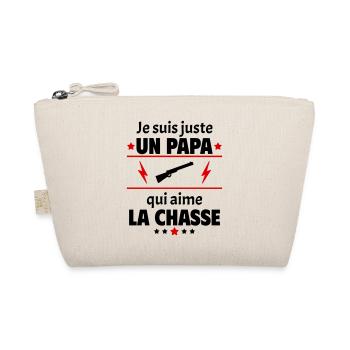 Juste un papa qui aime la chasse, chasseur, noël - Trousse biologique - nature - Devant