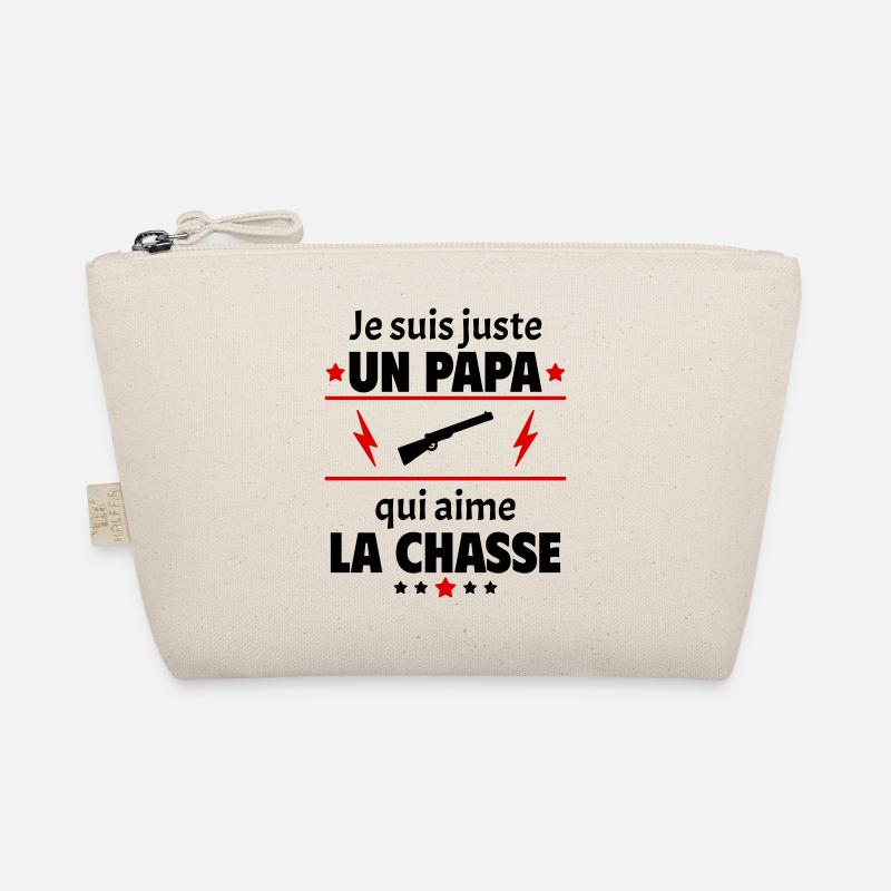 Juste un papa qui aime la chasse, chasseur, noël Trousse biologique