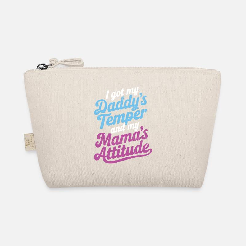 Ich habe das Temperament meines Vaters und die Einstellung meiner Mutter Bio-Täschchen