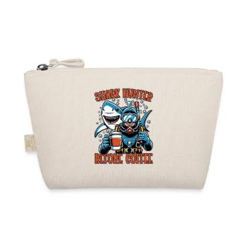 Shark Hunter Before Fossil Hunting Coffee Lover - Bio-Täschchen - Natur - Vorne