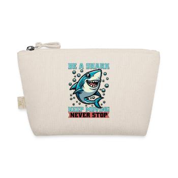 Shark Enthusiast Be A Shark Keep Moving Freediving - Bio-Täschchen - Natur - Vorne