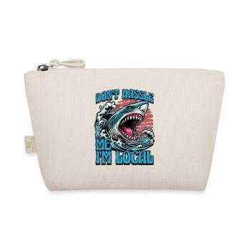 Shark Enthusiast Don't Hassle Me Marine Biologist - Organic Pouch - nature - Front