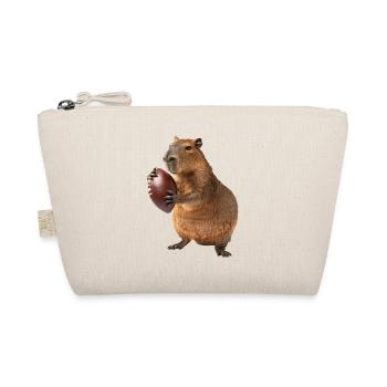 Capybara Football - Organic Pouch - nature - Front