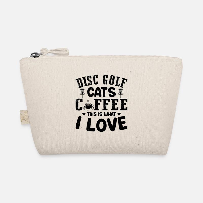 Disc Golf Cats Coffee This Is What I Love - Disc G Bio-Täschchen