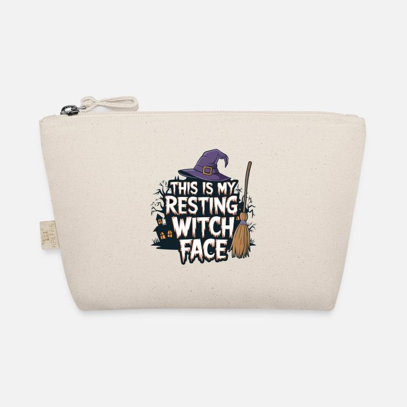 C’est mon visage de sorcière au repos Spooky Halloween Wit Trousse biologique