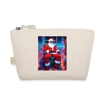 Santa ClausGift Woman, Man, Humorous T-Shirt - Organic Pouch - nature - Front