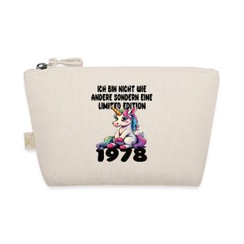 Limited Edition 1978 Birthday Born 1978 - Organic Pouch - nature - Front