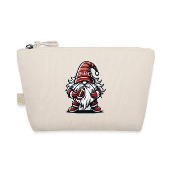 Gnome de football de Noël pour les fans de sport - Trousse biologique - nature - Devant