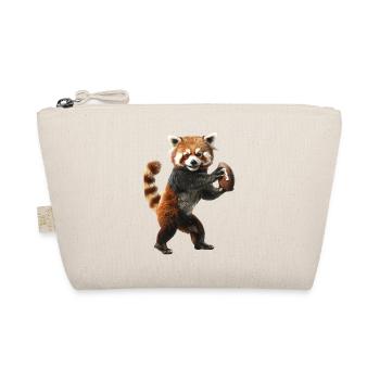 Roter Panda Fußball - Bio-Täschchen - Natur - Vorne