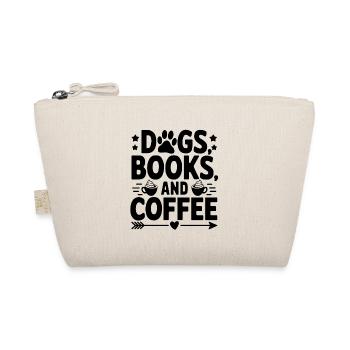 chien livre et café - Trousse biologique - nature - Devant