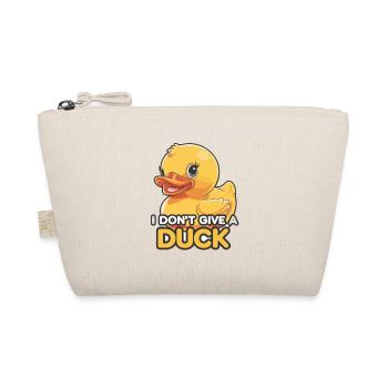 Lustige Ente I Don't Give A Duck für Männer und - Bio-Täschchen - Natur - Vorne