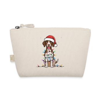 Allemand Pointer à poil court Noël lumières de Noël - Trousse biologique - nature - Devant