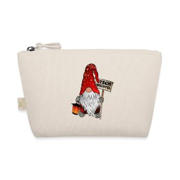 Tech Gnome – IT Christmas Gnome - Organic Pouch - nature - Front