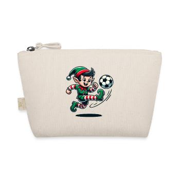 Elfe de Noël joueur de football amusant - Trousse biologique - nature - Devant