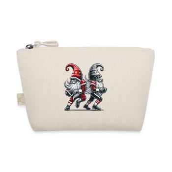 Weihnachtlicher Football Gnom Zwerg Elf - Bio-Täschchen - Natur - Vorne