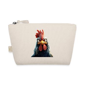 Rooster Chicken Daddy Chicken Coop Dad Farmer Chickens - Organic Pouch - nature - Front