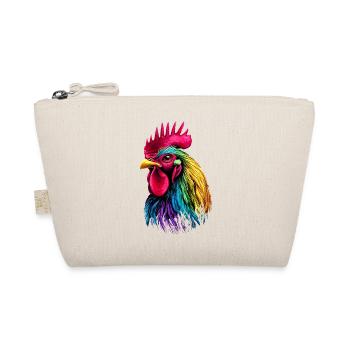 Rooster Chicken Daddy Chicken Coop Dad Farmer Chickens - Organic Pouch - nature - Front