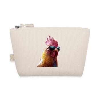 Rooster Chicken Daddy Chicken Coop Dad Farmer Chickens - Organic Pouch - nature - Front