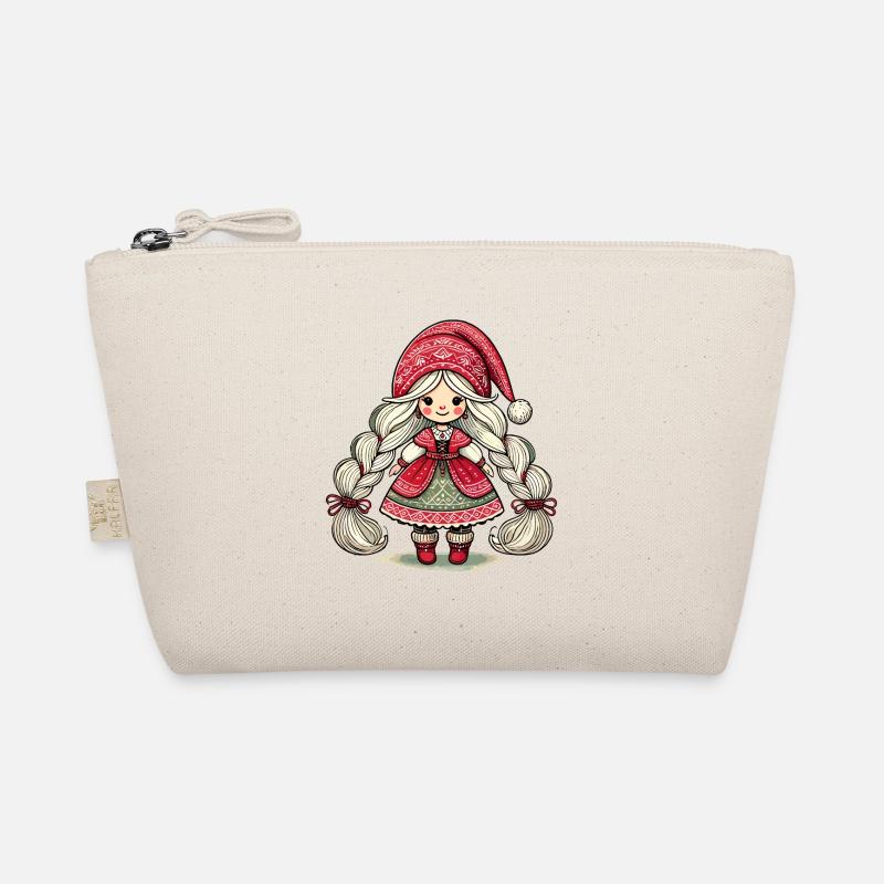 Mignon lutin de Noël dans le style scandinave Trousse biologique